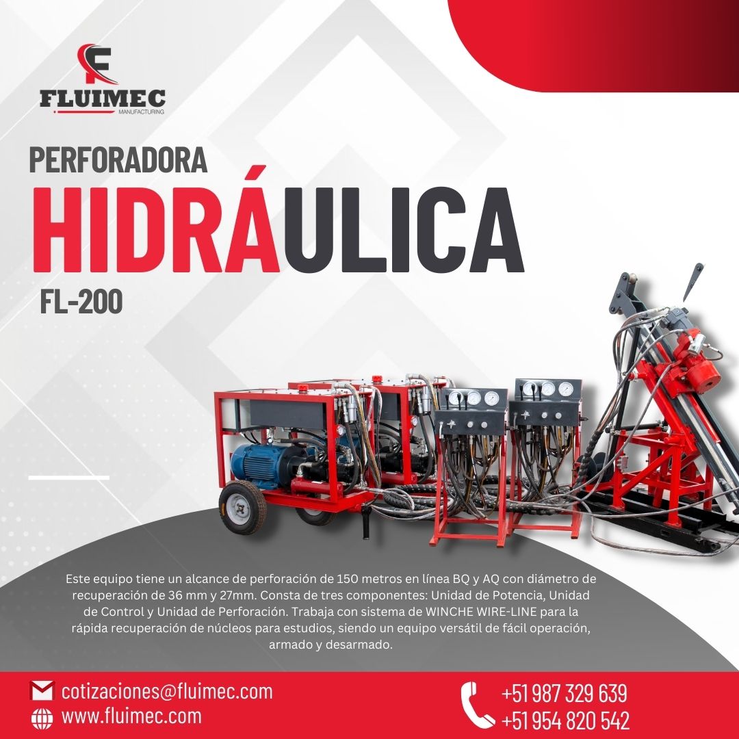 Perforadora fl - 200 equipo indispensable para mina